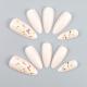 Long Gold Foil Fragments Retro Nail Art Patch Fashion Wear Armor
