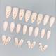 Long Gold Foil Fragments Retro Nail Art Patch Fashion Wear Armor