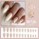 Long Gold Foil Fragments Retro Nail Art Patch Fashion Wear Armor