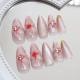 Three-dimensional Carved Cats Eye Line Wearing Armor Removable Nail Sticker