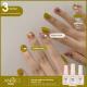 Womens Three-color New Ice Jelly Nude Color Gel Nail Polish Suit