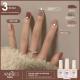 Womens Three-color New Ice Jelly Nude Color Gel Nail Polish Suit