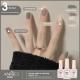 Womens Three-color New Ice Jelly Nude Color Gel Nail Polish Suit