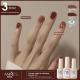 Womens Three-color New Ice Jelly Nude Color Gel Nail Polish Suit
