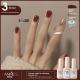 Womens Three-color New Ice Jelly Nude Color Gel Nail Polish Suit