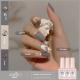 Womens Three-color New Ice Jelly Nude Color Gel Nail Polish Suit