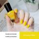 Womens Peelable Lemon Yellow Baking-free Nail Polish