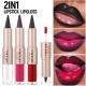 Dual-ended 2-in-1 Makeup Lip Glaze