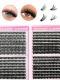 3D False Eyelashes, Multi-layered, Realistic, Soft And Comfortable, Natural Nude Makeup