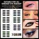 European And American Glitter Self-adhesive Eyeliner False Eyelash Stickers