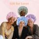 Silk Bonnet For Sleeping Women, Satin Hair Bonnet For Sleeping For Wavy Curly Natural Hair Women Men