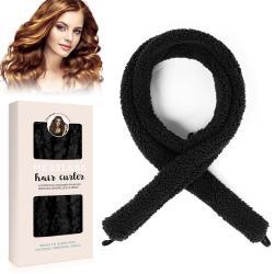 Satin Heatless Hair Curler, Lazy Natural Soft Wave DIY Heatless Curls For Sleep In Overnight, For All Hair Types
