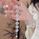 1pc 999 Sterling Silver Hollow Filigree Round Charm Bracelet, Retro Chinese Style, Perfect For Daily Wear, Parties & Valentines Gifts