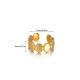 Popular Spliced Design Ring European Fashion Ladies Titanium Steel Finger Band