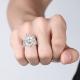 1pcs 990 Sterling Silver 3D Dragon Head Open Ring, Bold Masculine Style, For Daily Wear & Streetwear Outfits