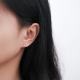 Womens Minimalist Round Statement Earrings