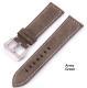 Frosted Cowhide Leather Watch Strap High-end Pure Handmade Thick Thread