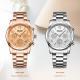 Ladys Multifunctional Chronograph Calendar Steel Band Quartz Watch