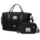 Large-Capacity Fitness Quilted Embroidered Yoga Bag