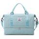 Large-Capacity Fitness Quilted Embroidered Yoga Bag