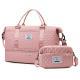 Large-Capacity Fitness Quilted Embroidered Yoga Bag