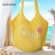 Hollow-out Knitted Tote Bag For Women