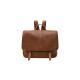 Vegetable-Tanned Leather Messenger Backpack