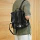 Vegetable-Tanned Leather Messenger Backpack