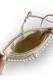 Women White Shoulder Bag With Pearl Design Elegant Baguette Handbag