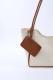 Cream Tan SHK108 Faux Leather Women Hand And Shoulder Bag With Wallet And Makeup Bag