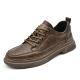 Low-cut Cowhide Upper Handmade Hikingcross-country Casual Shoes