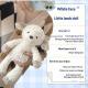 White Raccoon Plush Toy For Comfort And Sleep Companionship