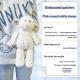 White Raccoon Plush Toy For Comfort And Sleep Companionship
