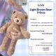 Plush Toy Childrens Day Gift Heart-Shaped Bear