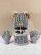 Childrens Hat Scarf Gloves Three-piece Set