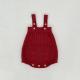 Infant Womens Sweater Hand-hook Bubble Ball Knitted Romper And Coat Two-piece Set