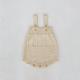 Infant Womens Sweater Hand-hook Bubble Ball Knitted Romper And Coat Two-piece Set