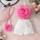 Girls 3D Flower Pulling Strap Set