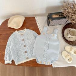 Clothes For Babies Suspender Jumpsuit Blouse And Pants