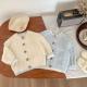 Clothes For Babies Suspender Jumpsuit Blouse And Pants