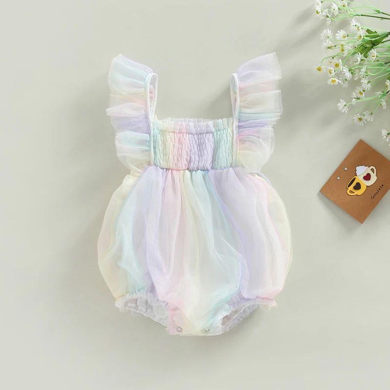 Summer Sweet Baby Clothing Newborn Baby Girls One-piece Suit