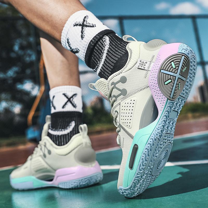 Cotton Candy Basketball Shoes Mens Sneakers