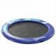  8FT Inflatable Water Hammock Floating Ring, Inflatable Floating Dock Platform for for Lakes, Pools, Oceans, Blue