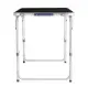 4Ft Portable Multipurpose Folding Table Black