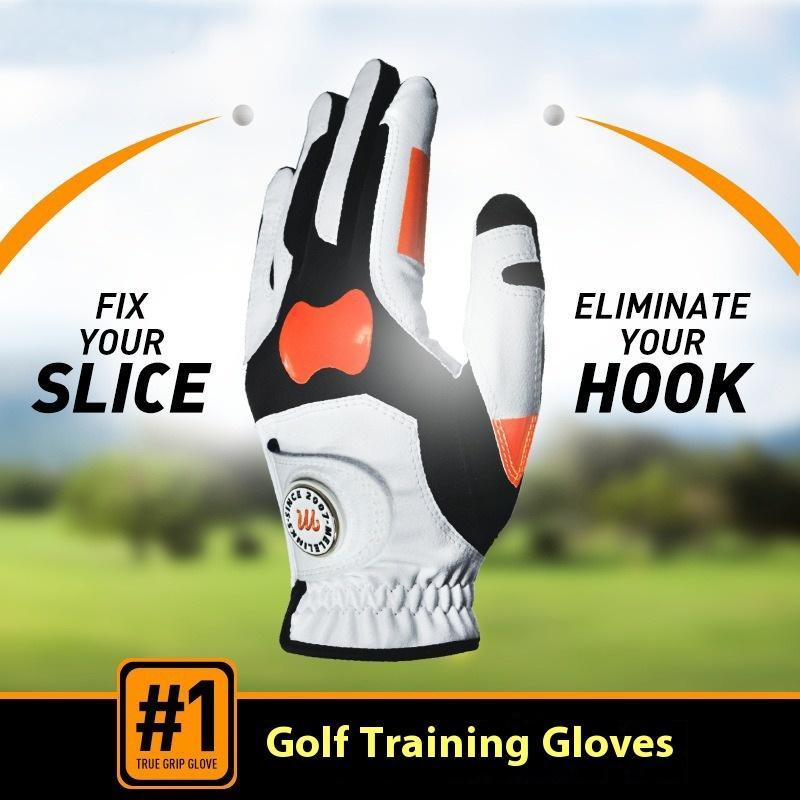 Golf Positioning Correction Grip Direction Reduction Hook Ball Male Womens Gloves