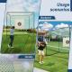 10X10X10FT Golf Practice Net Cage With Metal Frame Hitting Net Kit Indoor Outdoor