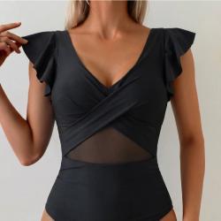 Modest One-piece Bikini Womens Swimsuit