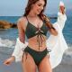 Strapless Backless Womens Two-piece Bikini