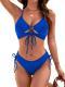 Strapless Backless Womens Two-piece Bikini