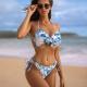 Bikini Strap Backless Swimsuit Set Women